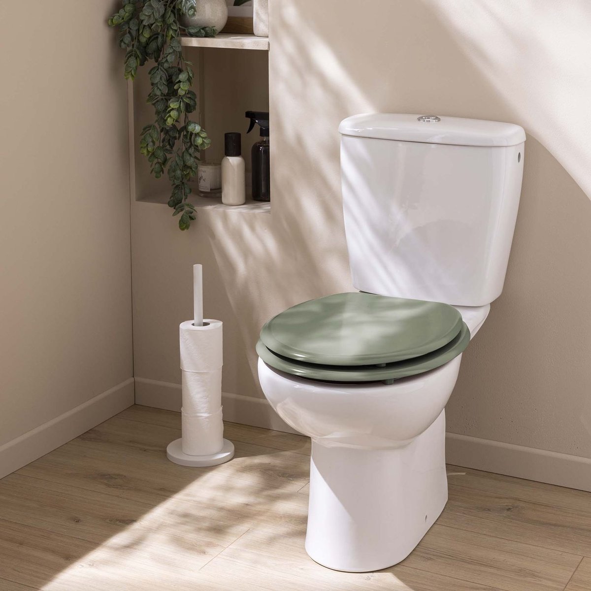 Abattant WC BERKELEY vert, TOILINUX