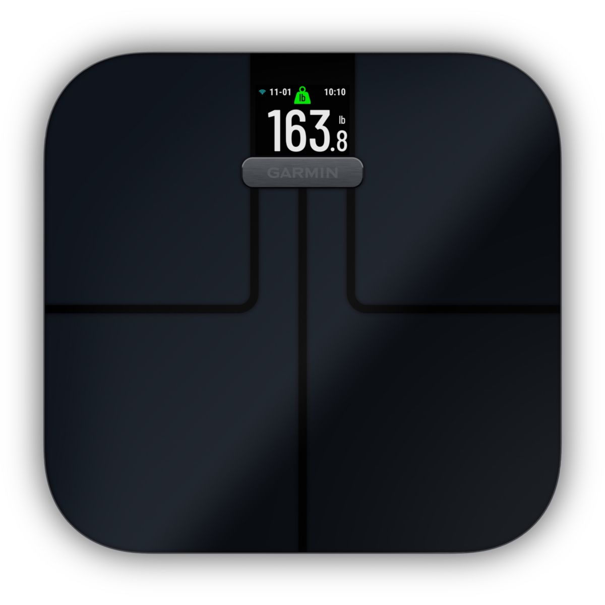 Pèse personne connecté S2 Smart Scale Black connecte couleur unique, GARMIN