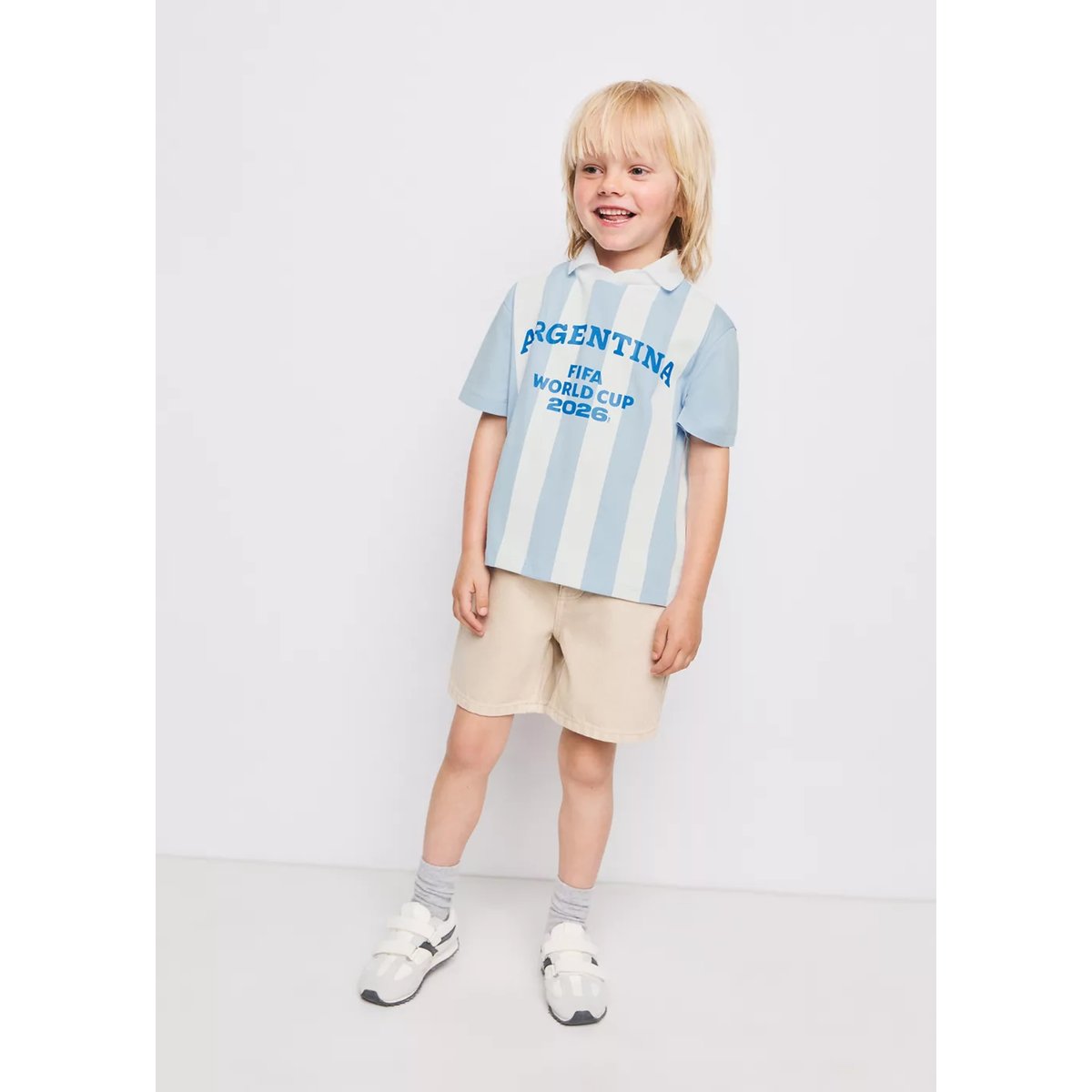 T-shirt Argentine Football bleu ciel, MANGO BABY
