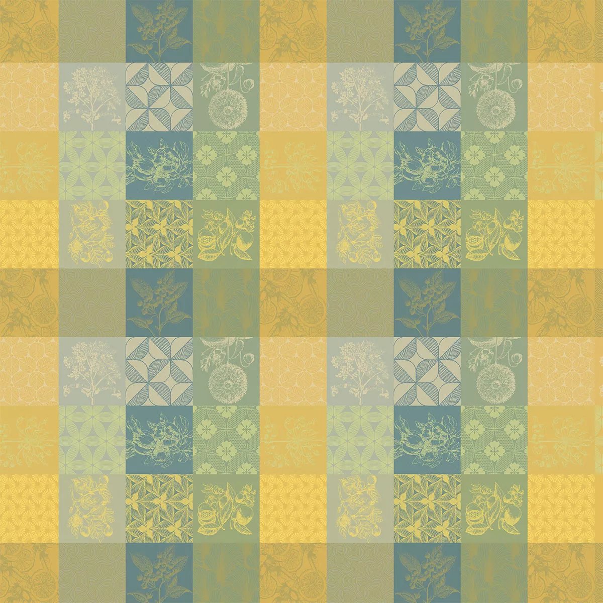 Nappe pur coton MILLE PARFUMS limoni, GARNIER THIEBAUT