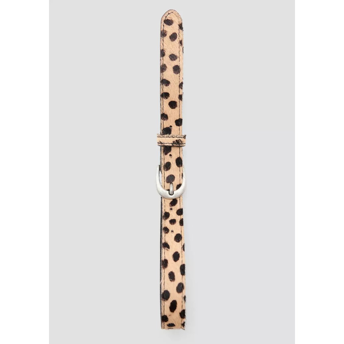 Ceinture cuir imprimé animal sable, MANGO KIDS
