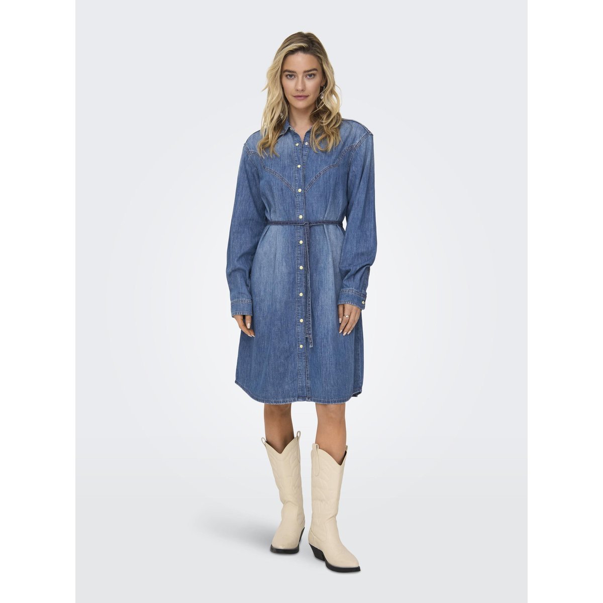 Robe En Denim medium blue denim, ONLY