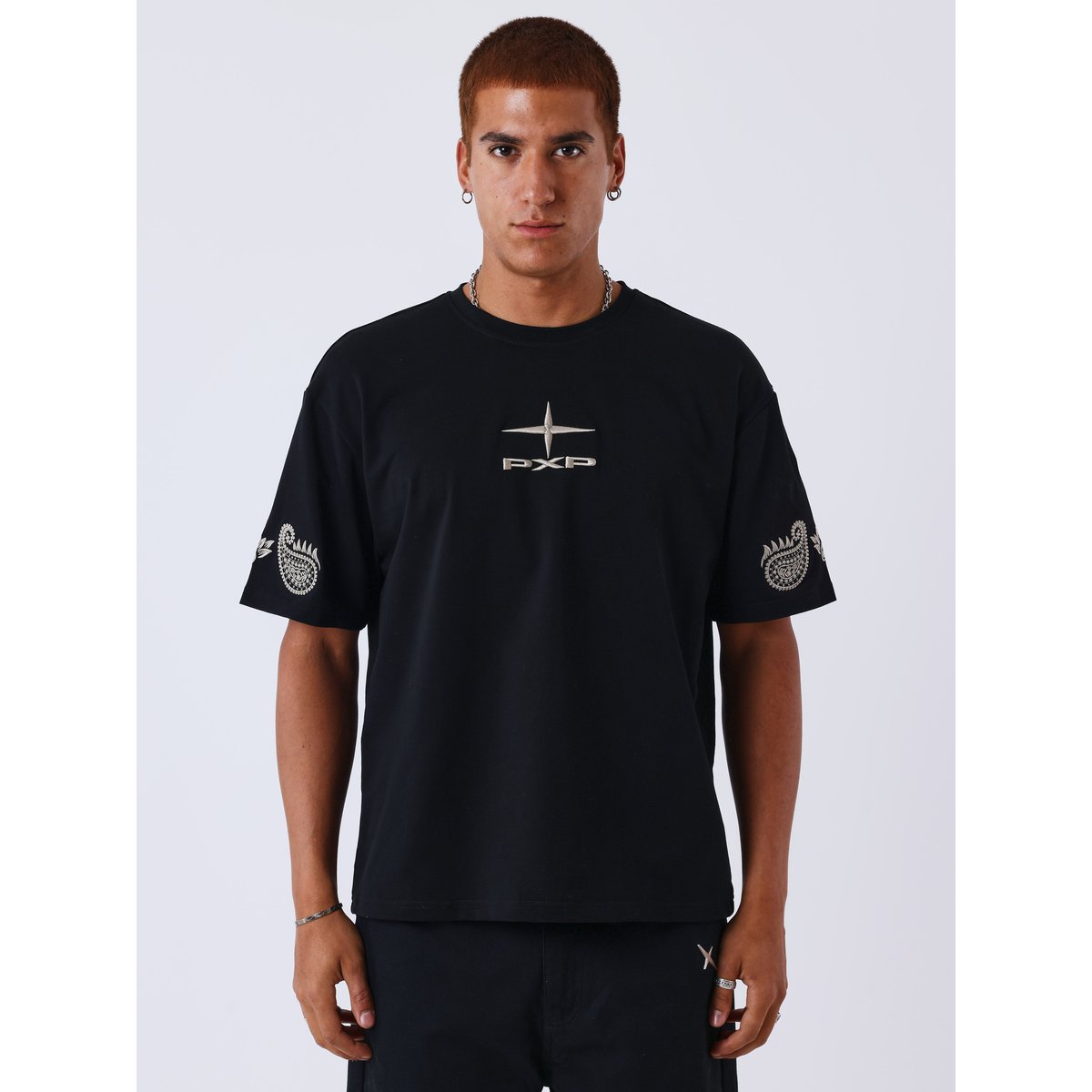 T-shirt manches courtes Evasion noir, PROJECT X