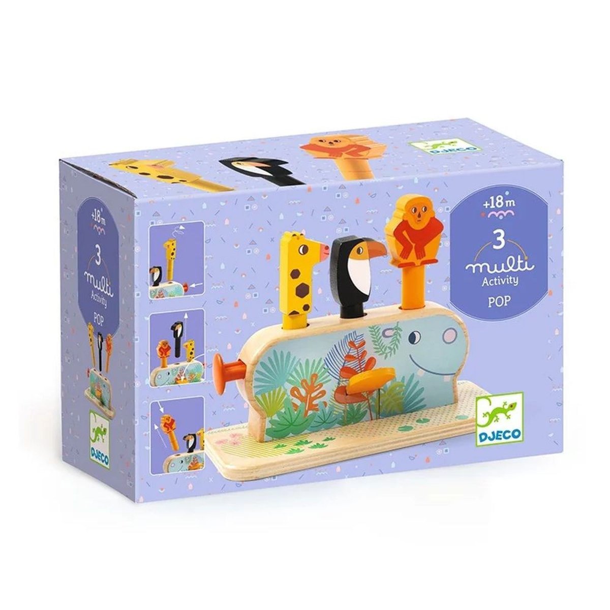 Jeu à encastrer multicolore, DJECO