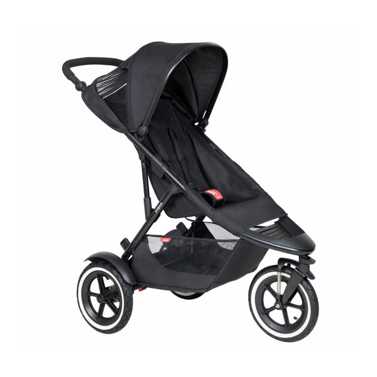 Phil and Teds Poussette Sport Noire couleur unique, PHIL ET TEDS