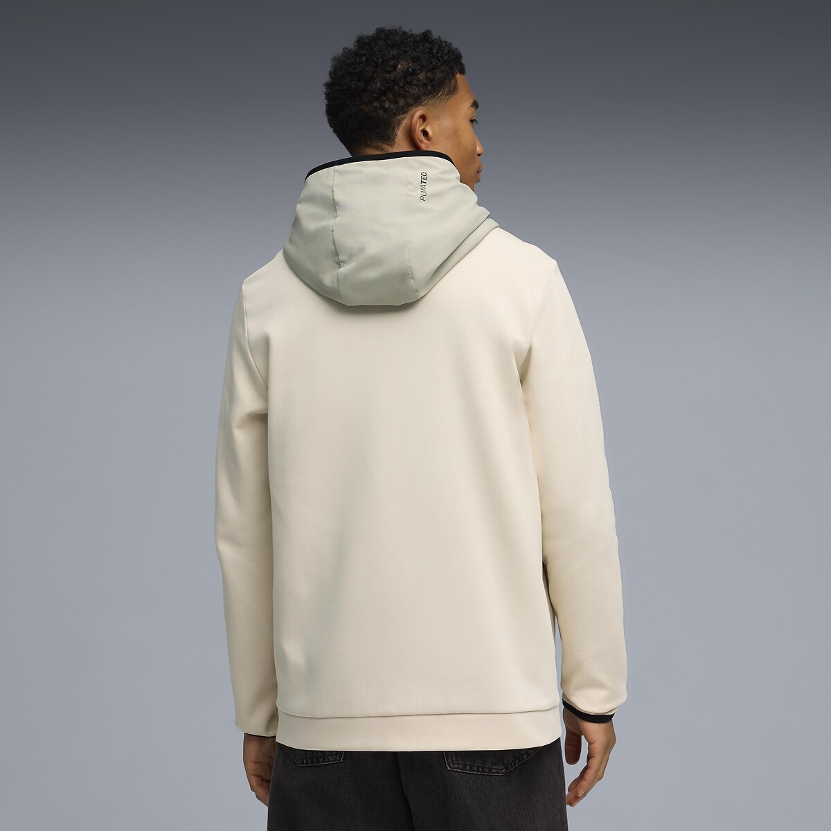 Sweat zippé PUMATECH crème, PUMA