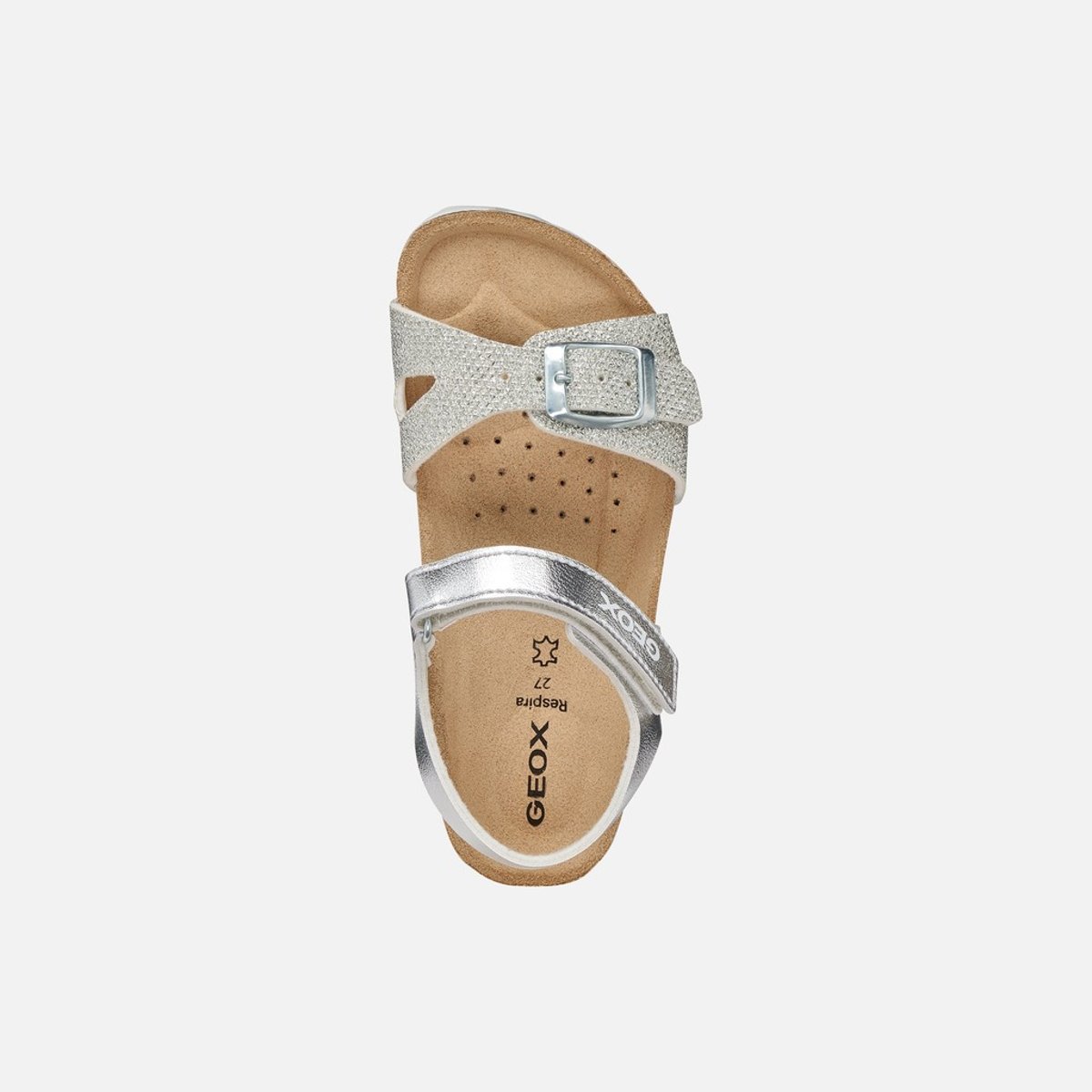 Sandales J ADRIEL argent, GEOX