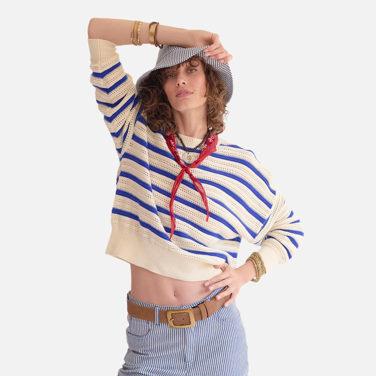 Pull KOMARIN 26s naturel, MKT STUDIO