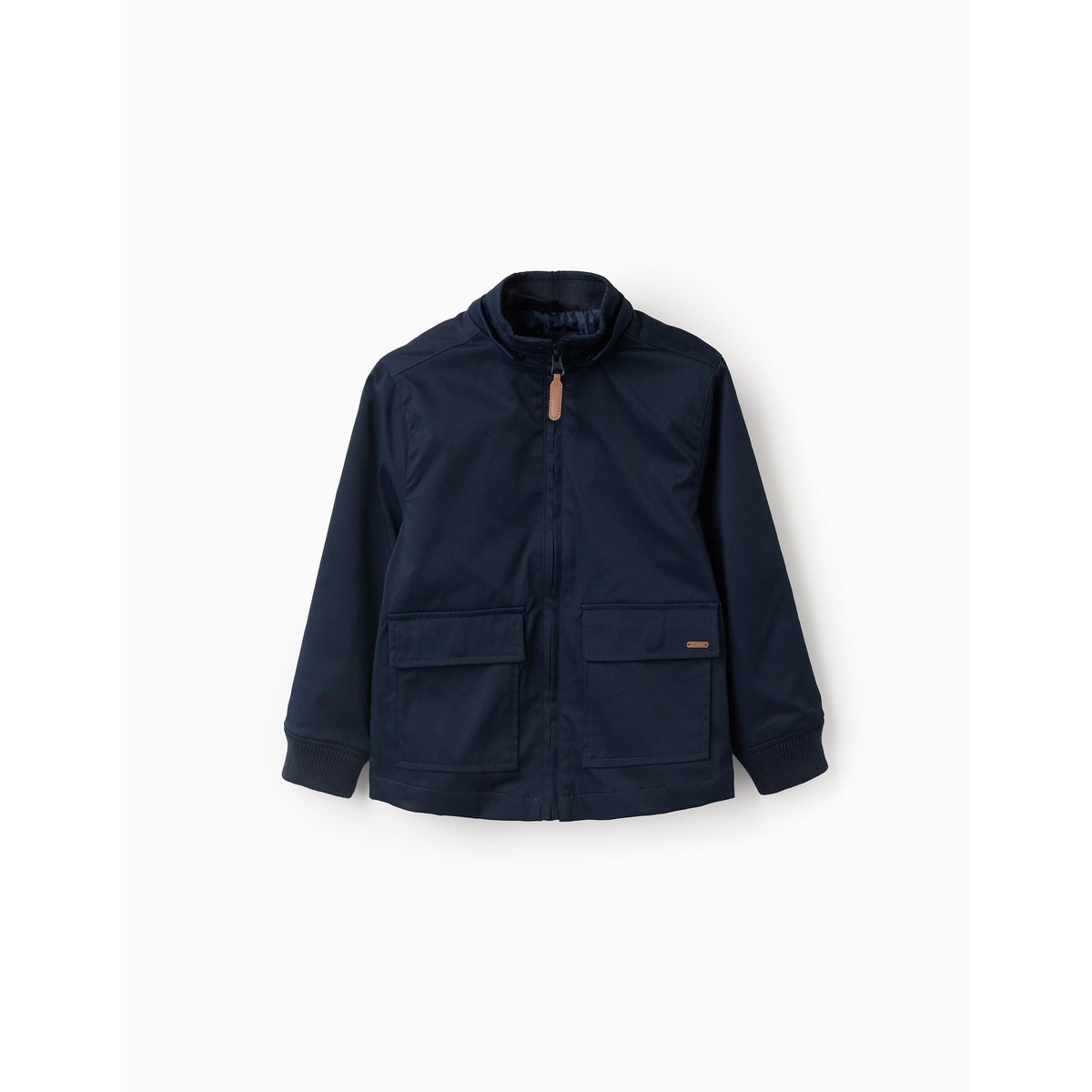 Veste avec doublure et capuche amovible bleu, ZIPPY