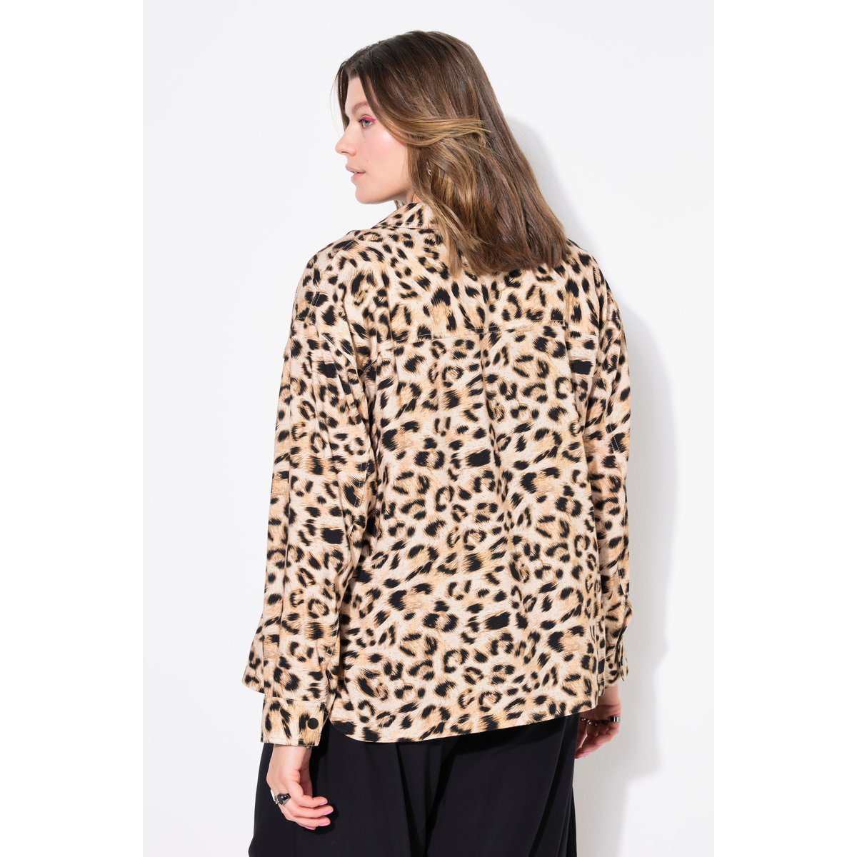 Veste-chemisier coupe Boxy beige, STUDIO UNTOLD