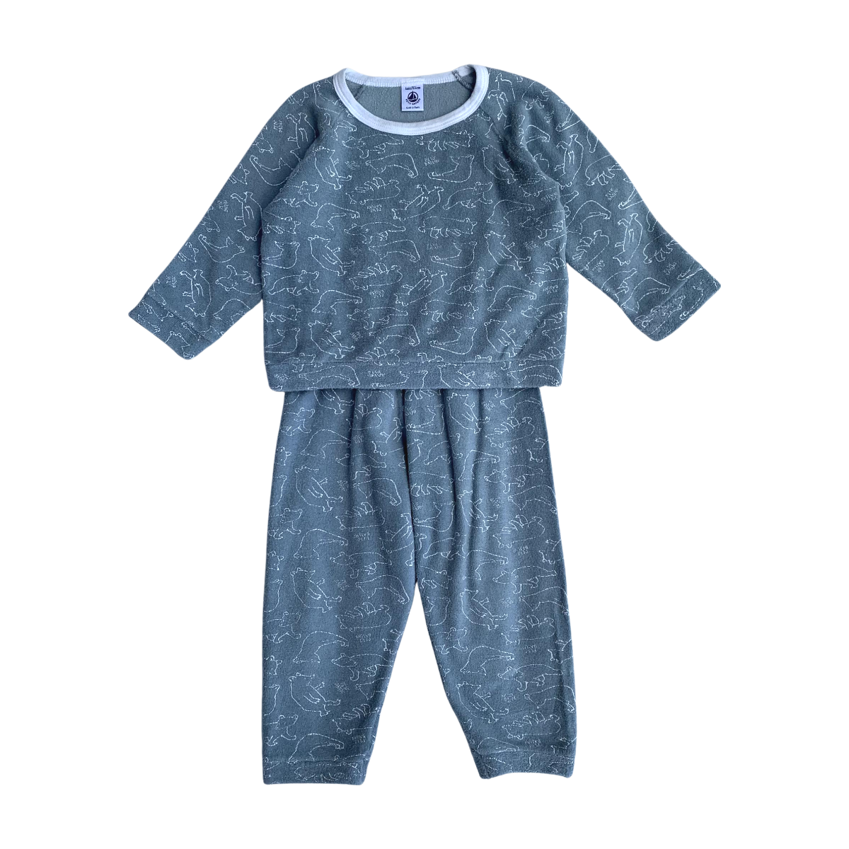 Pyjama  - Très bon état gris, PETIT BATEAU