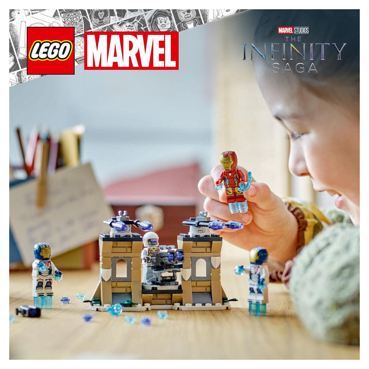 LEGO Marvel Iron Man et l'Iron Legion : Combat contre le soldat de l'Hydra - 76288 multicolore, LEGO