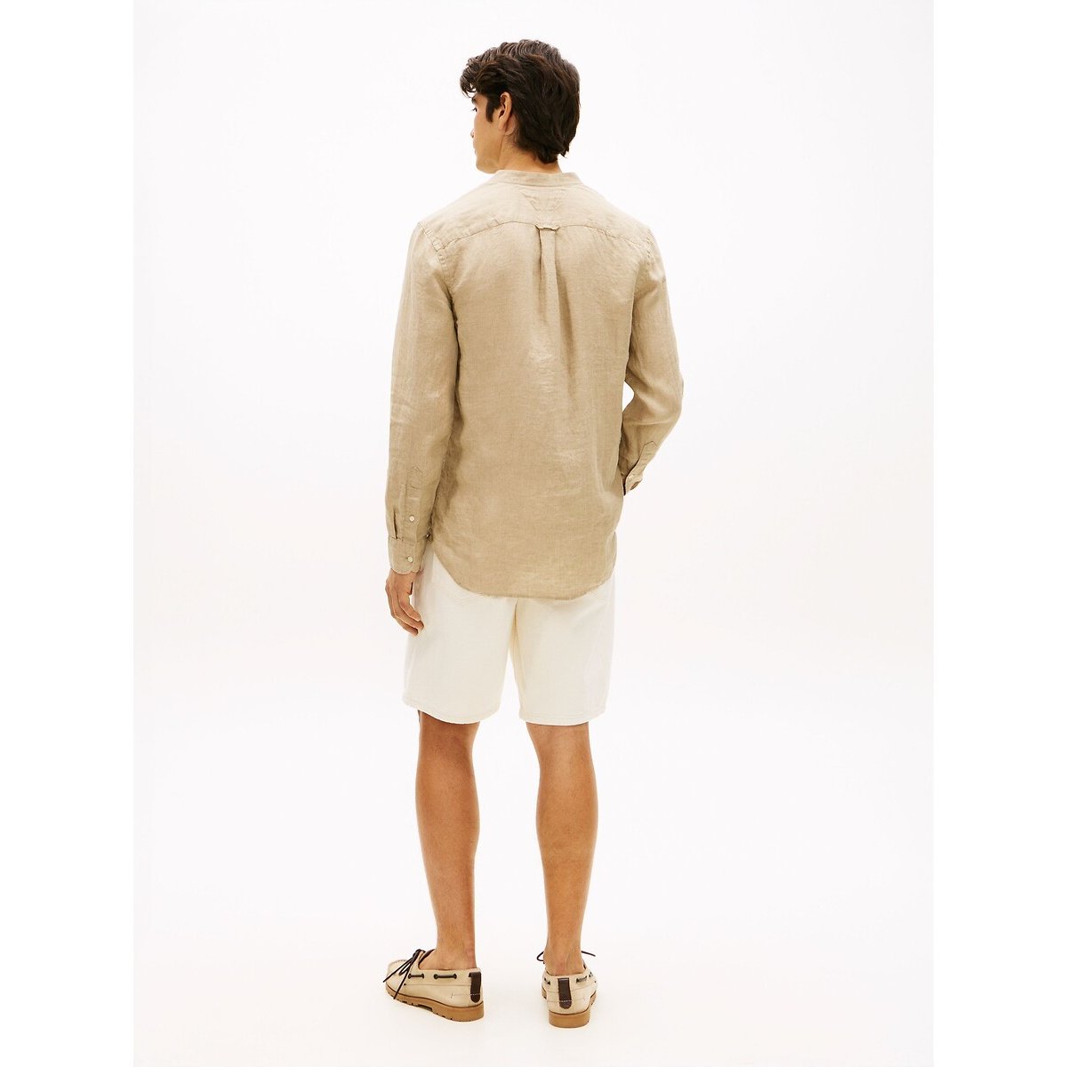 Chemise en lin beige, TOMMY HILFIGER