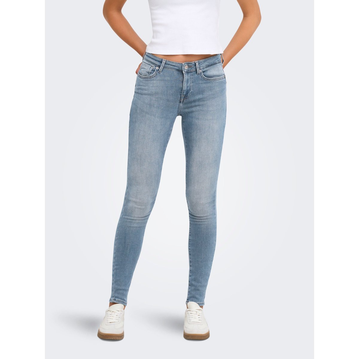 Jean Skinny special blue grey denim, ONLY