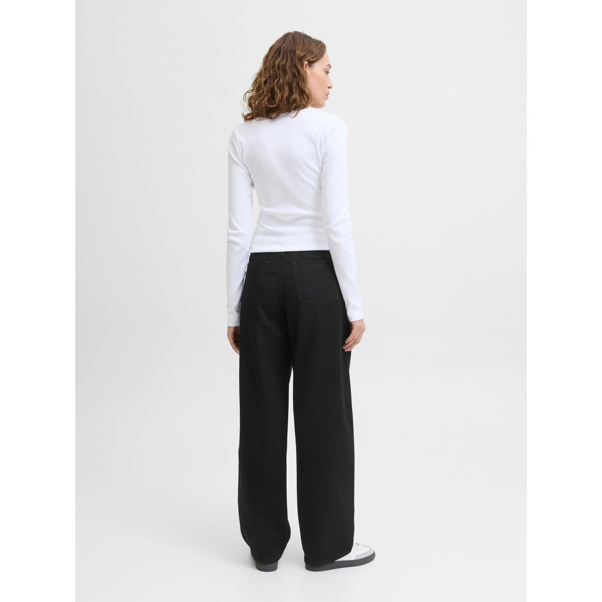 Jeans À Coupe Tonneau black denim, JJXX