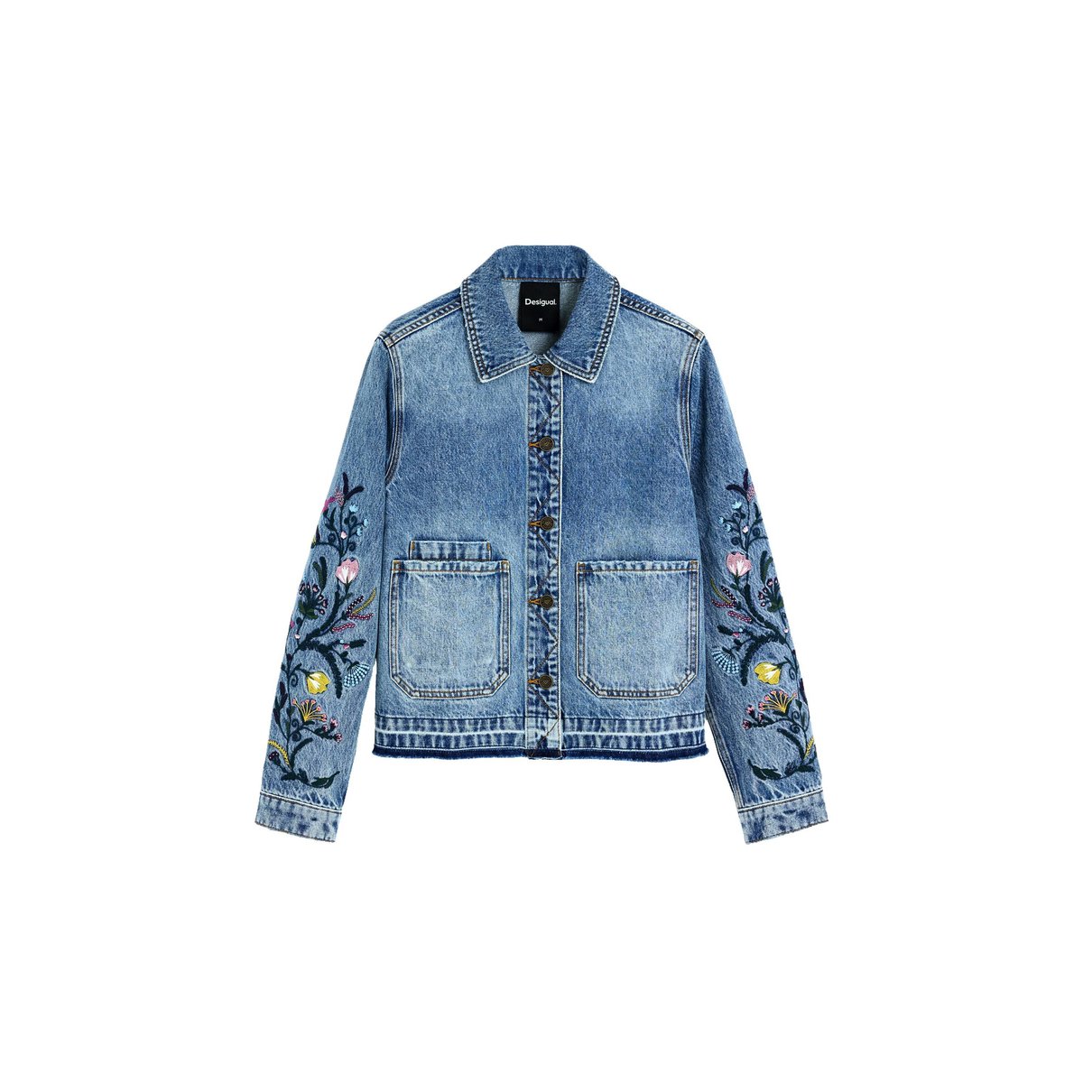 Veste en jean 100 % coton bleu clair, DESIGUAL