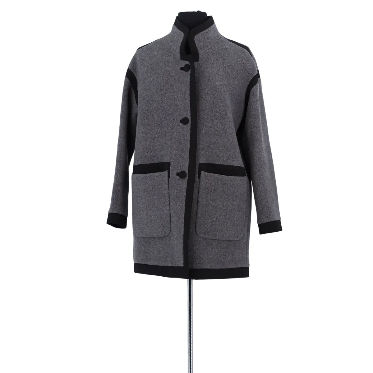 Manteau - Très Bon État anthracite, CLAUDIE PIERLOT