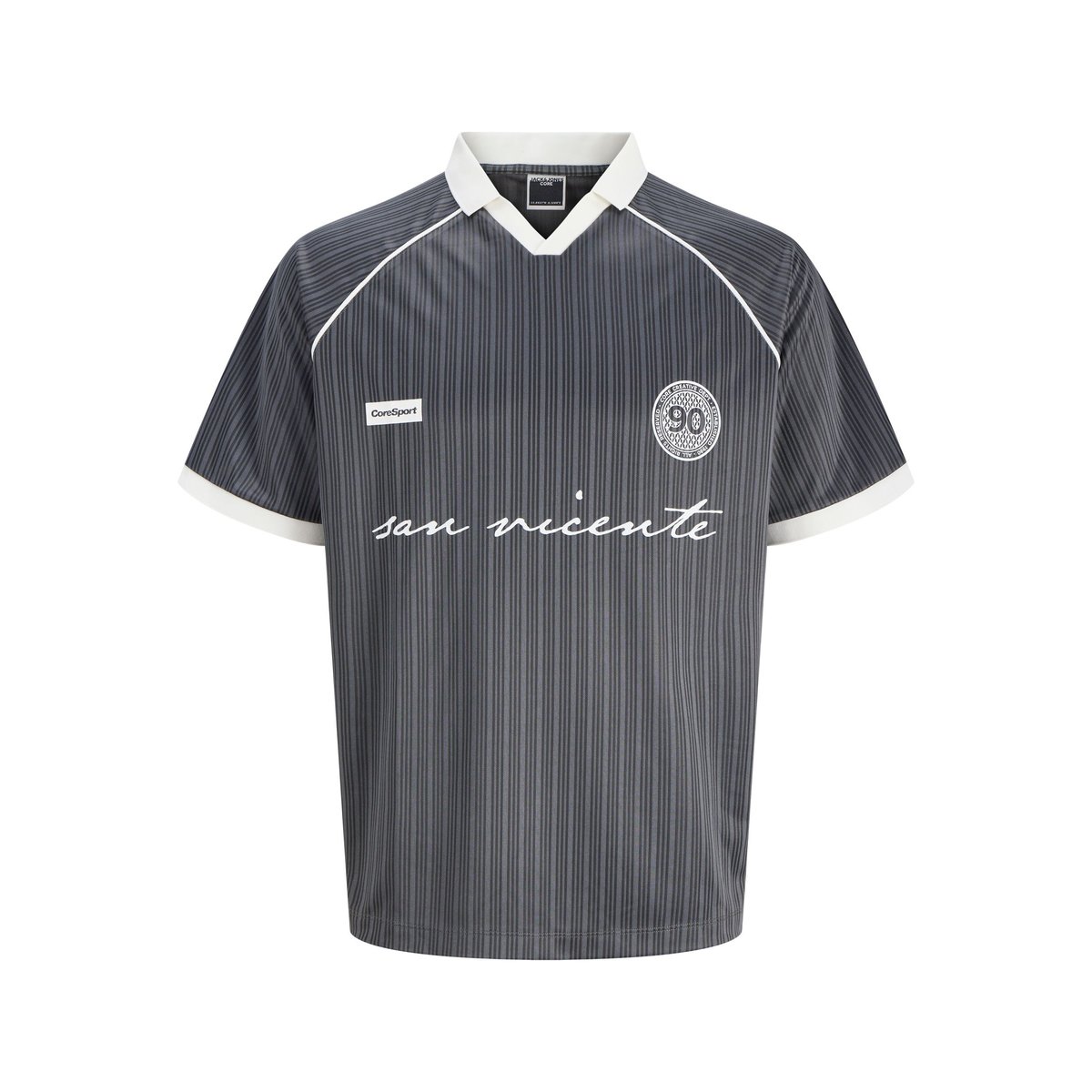T-Shirt asphalt, JACK & JONES JUNIOR