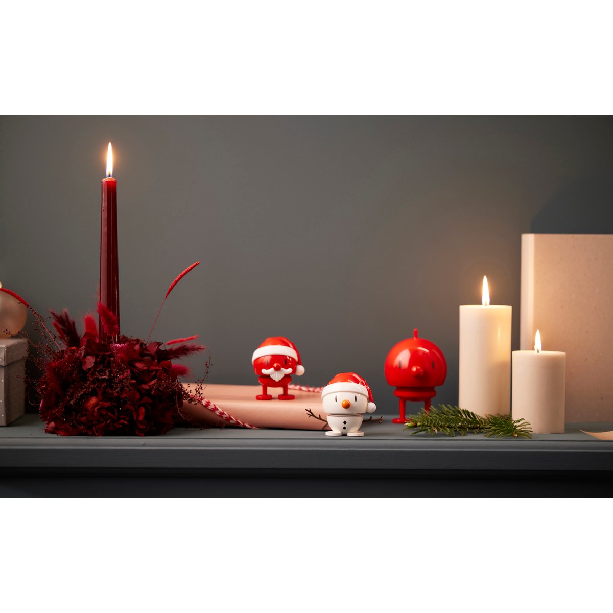 Hoptimist SANTA BONHOMME DE NEIGE blanc, HOPTIMIST