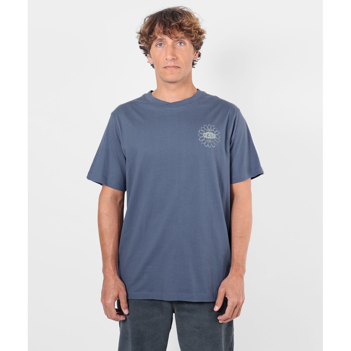 Tee-shirt manches courtes SPIRO vintage indigo, OXBOW