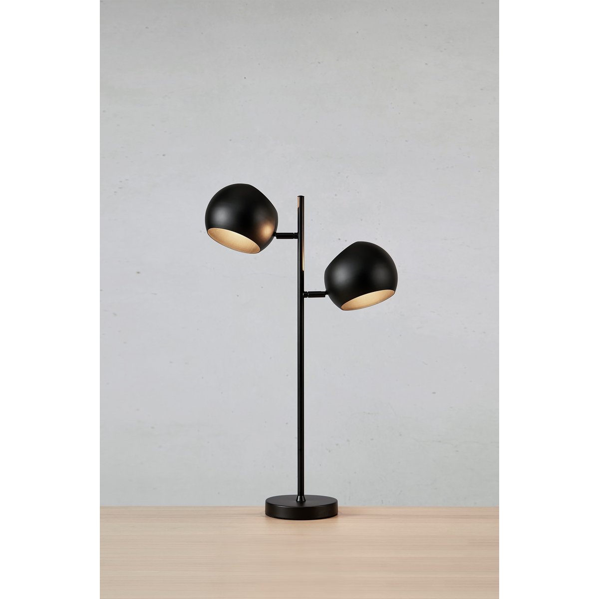Lampe de table métal EDGAR noir, MARKSLOJD