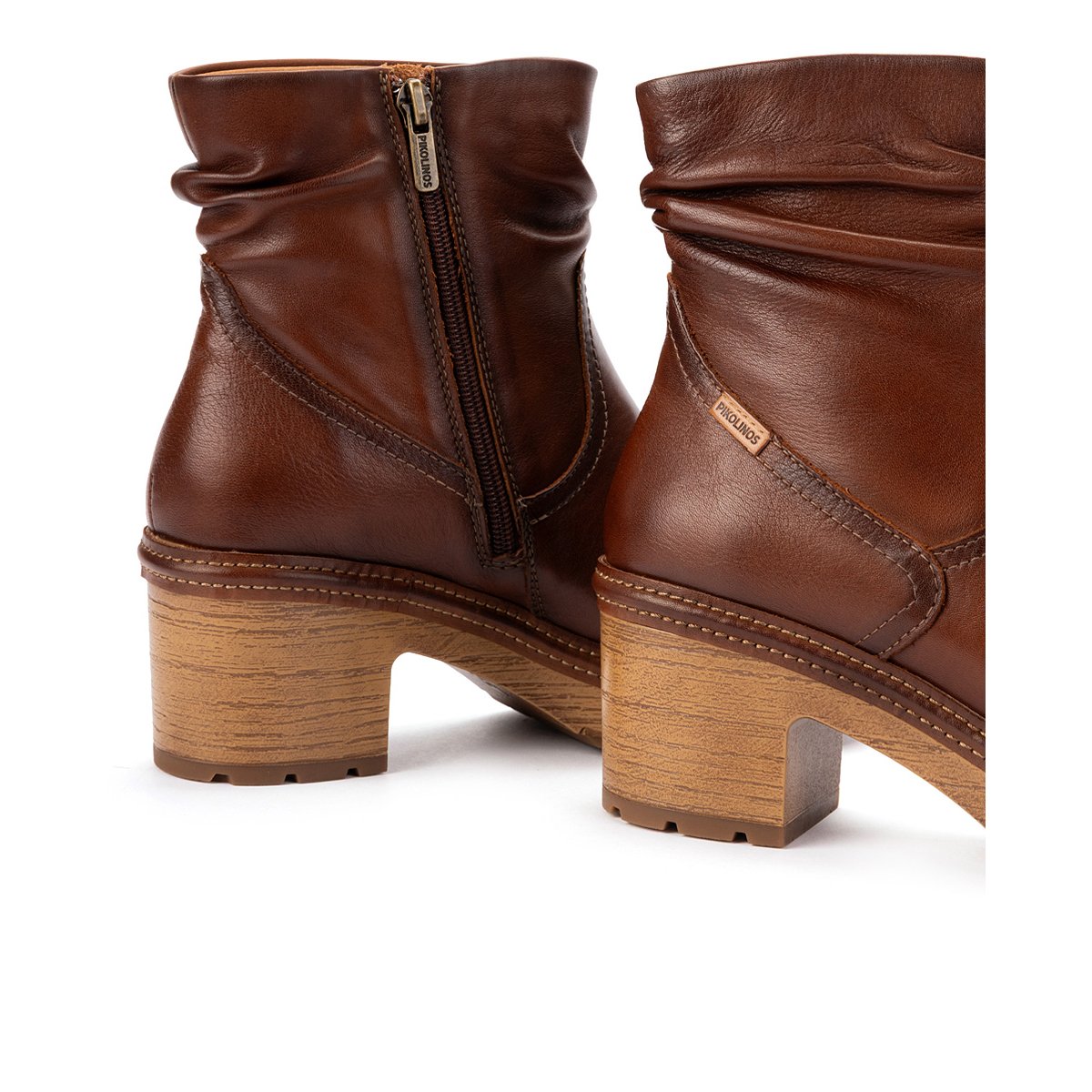 Bottines à talon cuir Sort cuero, PIKOLINOS