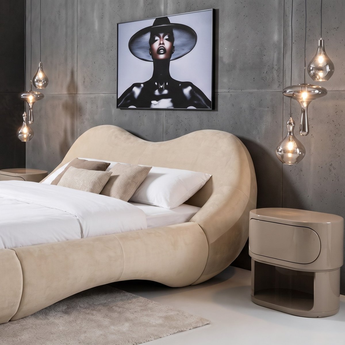 Chevet Groove taupe beige, KARE DESIGN