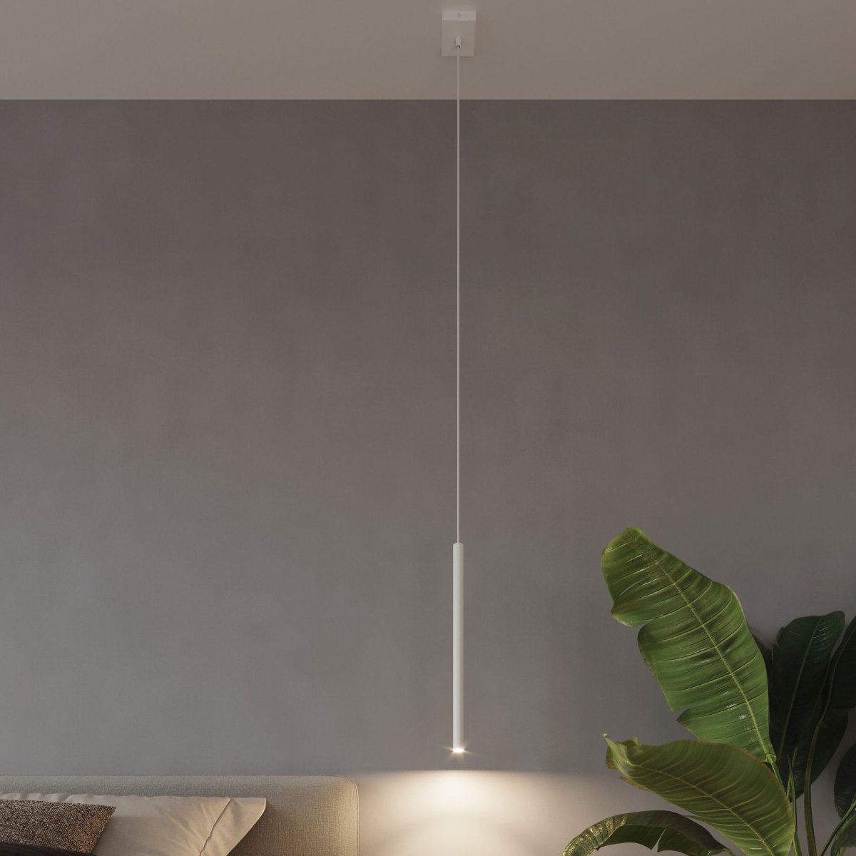 Suspension Acier Blanc G9 5 Pastelo Line blanc, EDEN