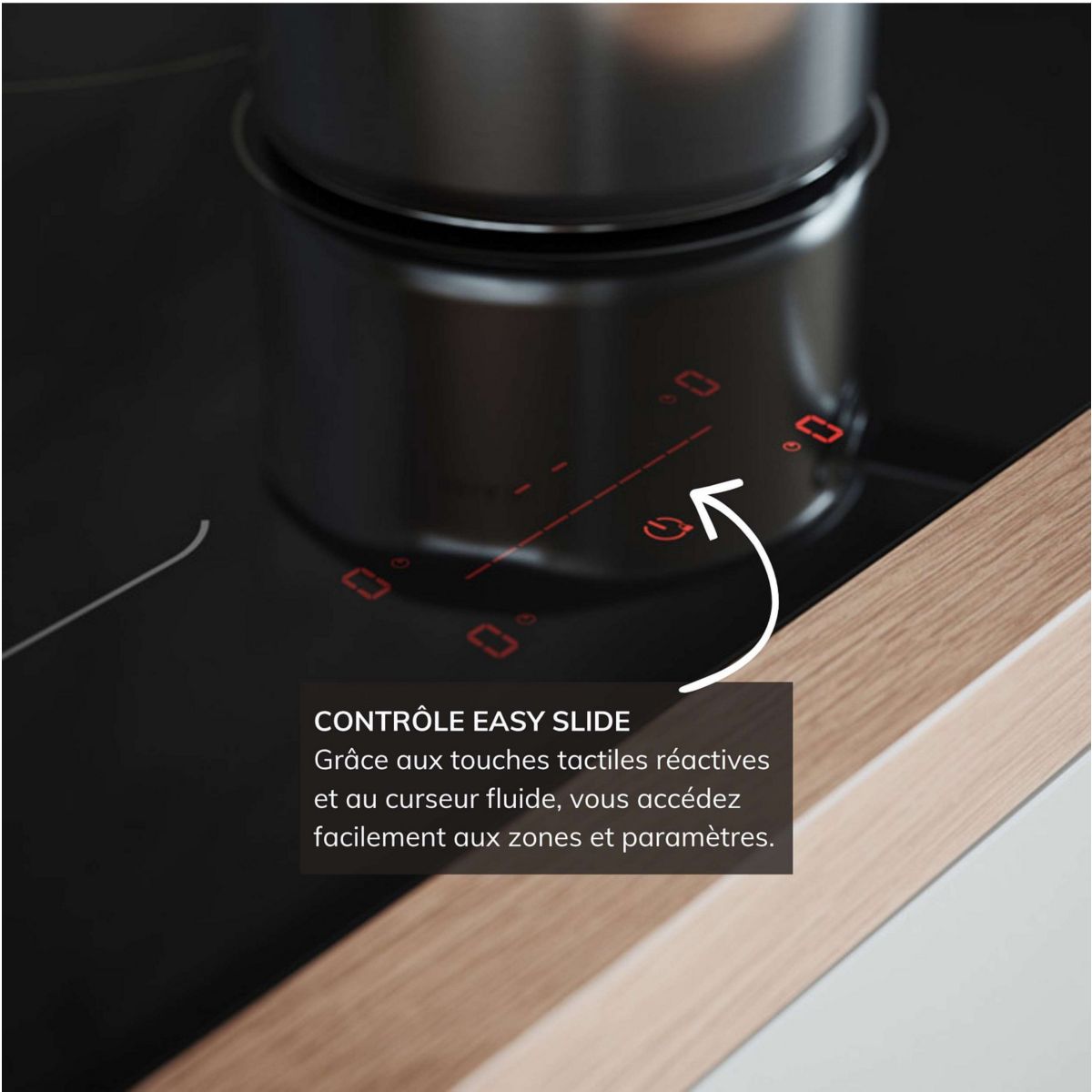 Plaque induction HI2632FBG1 couleur unique, ASKO