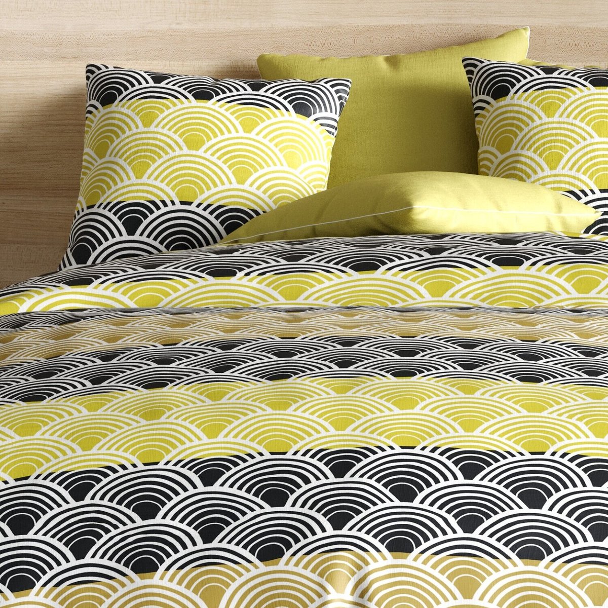 Parure housse de couette enfant + taie polyester, Hiko multicolore, C DESIGN HOME TEXTILE