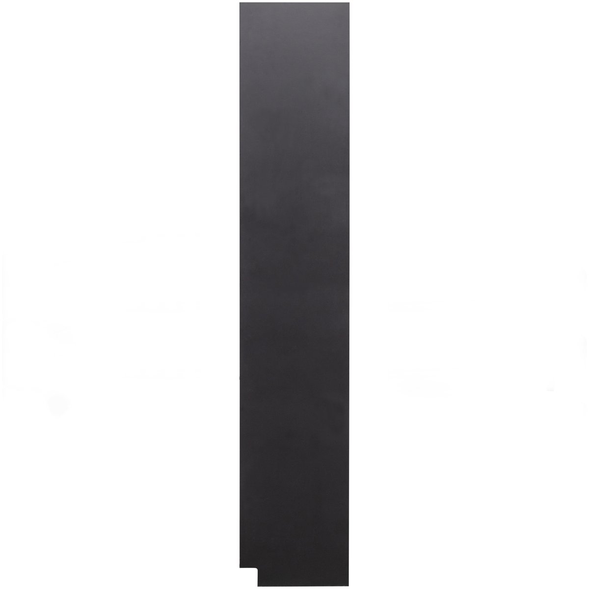 Armoire de rangement rond gauche en pin FINCA noir, WOOOD