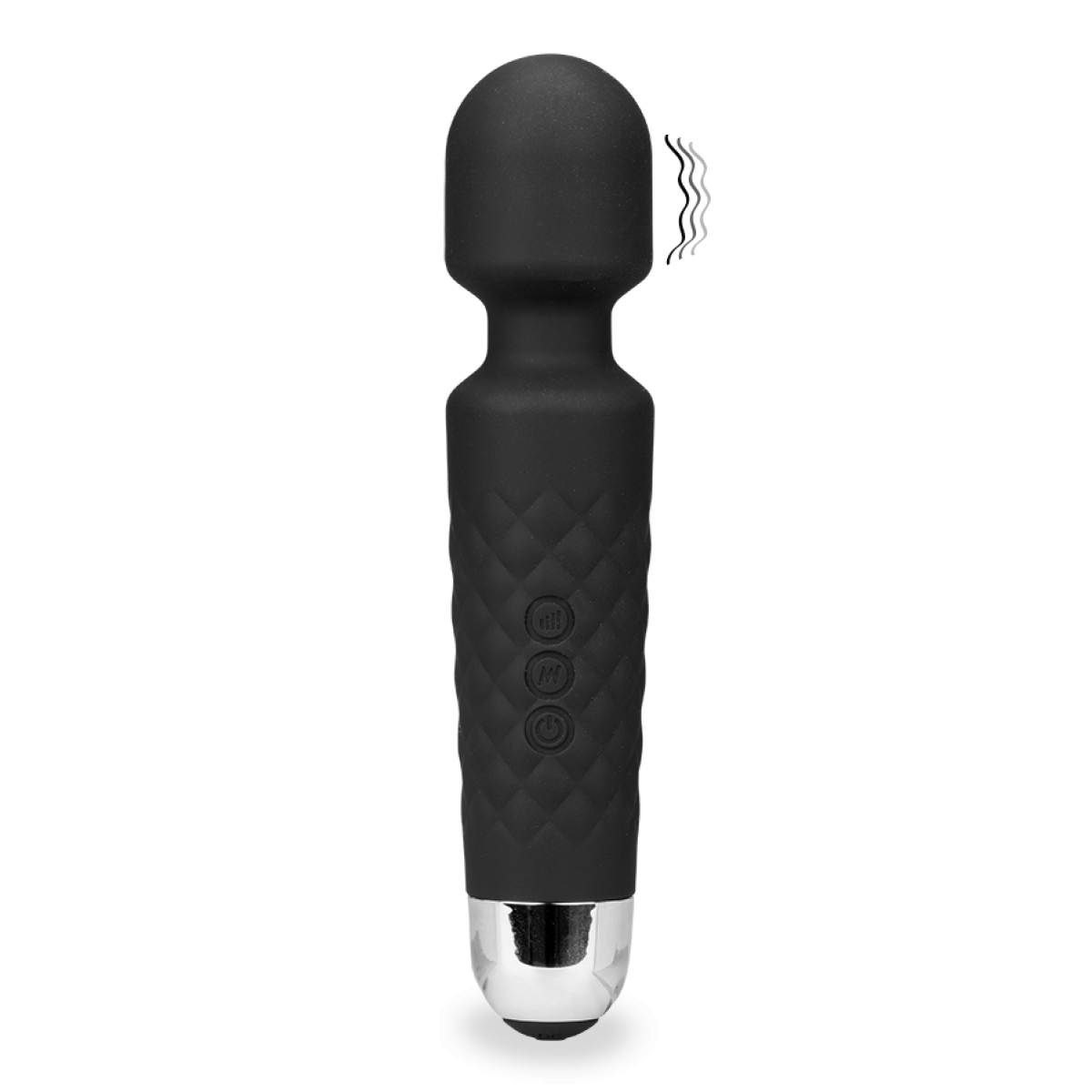 Vibromasseur puissant fantasy wand Softness 20 modes noir, LOVE AND VIBES