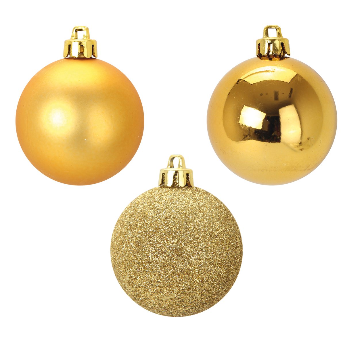 Set de 12 boules de noel argent, EDEN