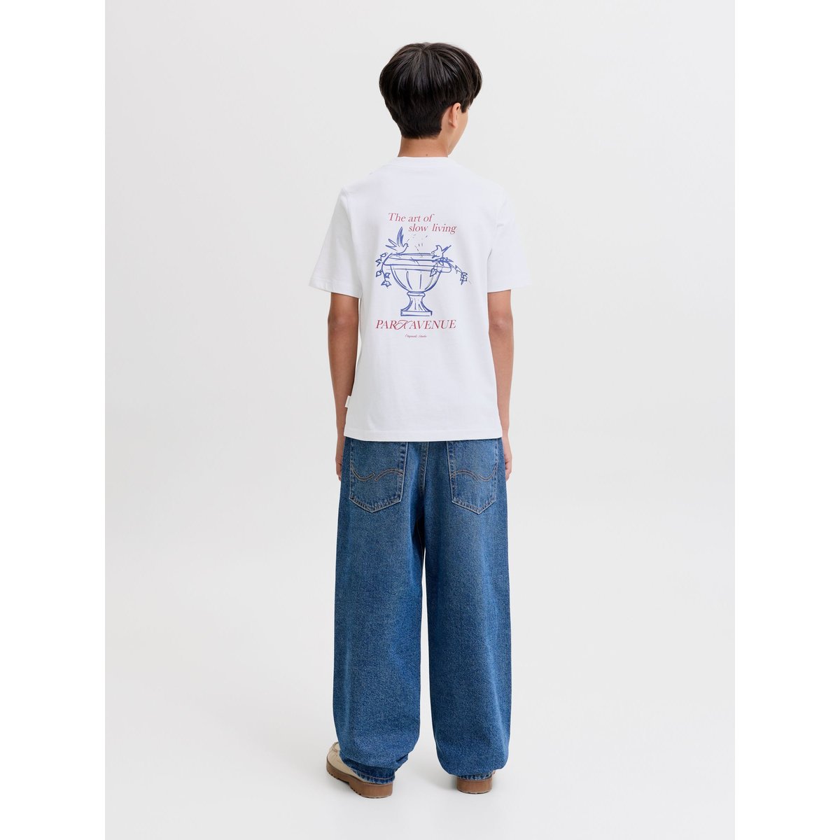 T-Shirt bright white, JACK & JONES JUNIOR