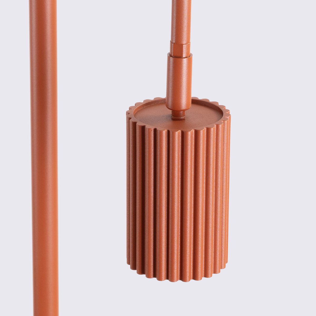 Lampadaire Aluminium Ocre Rouge GU10 1 KARBON ocre rouge, EDEN