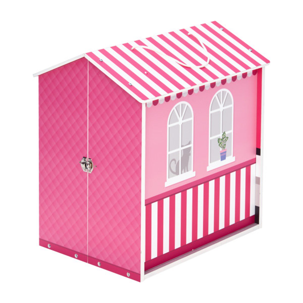 Maison Poupée Bois City Café DREAMLAND rose, TEAMSON KIDS