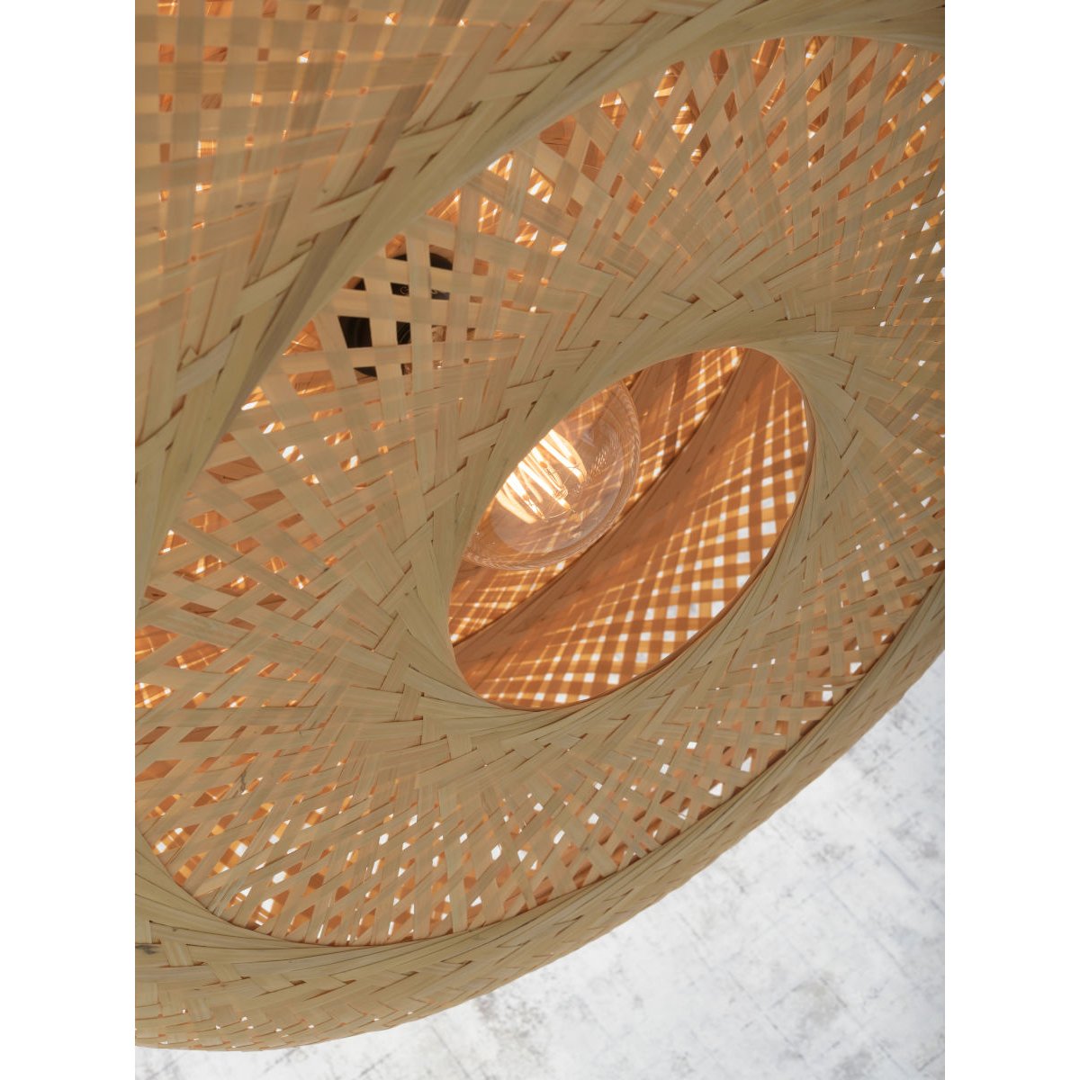 Lampadaire Bambou PALAWAN naturel, GOOD & MOJO