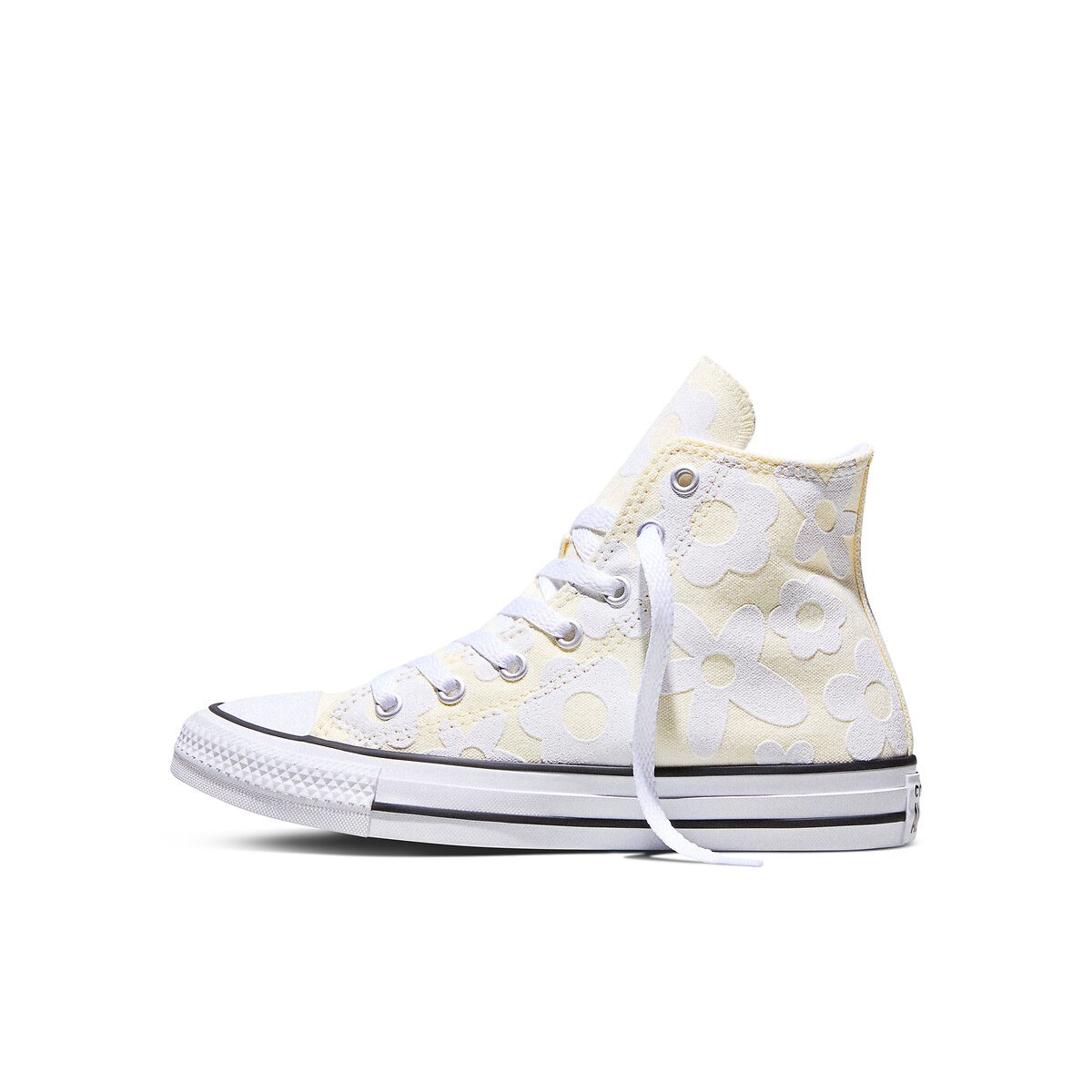 Baskets CHUCK TAYLOR ALL STAR HI BUBBLY FLORAL ecru, CONVERSE