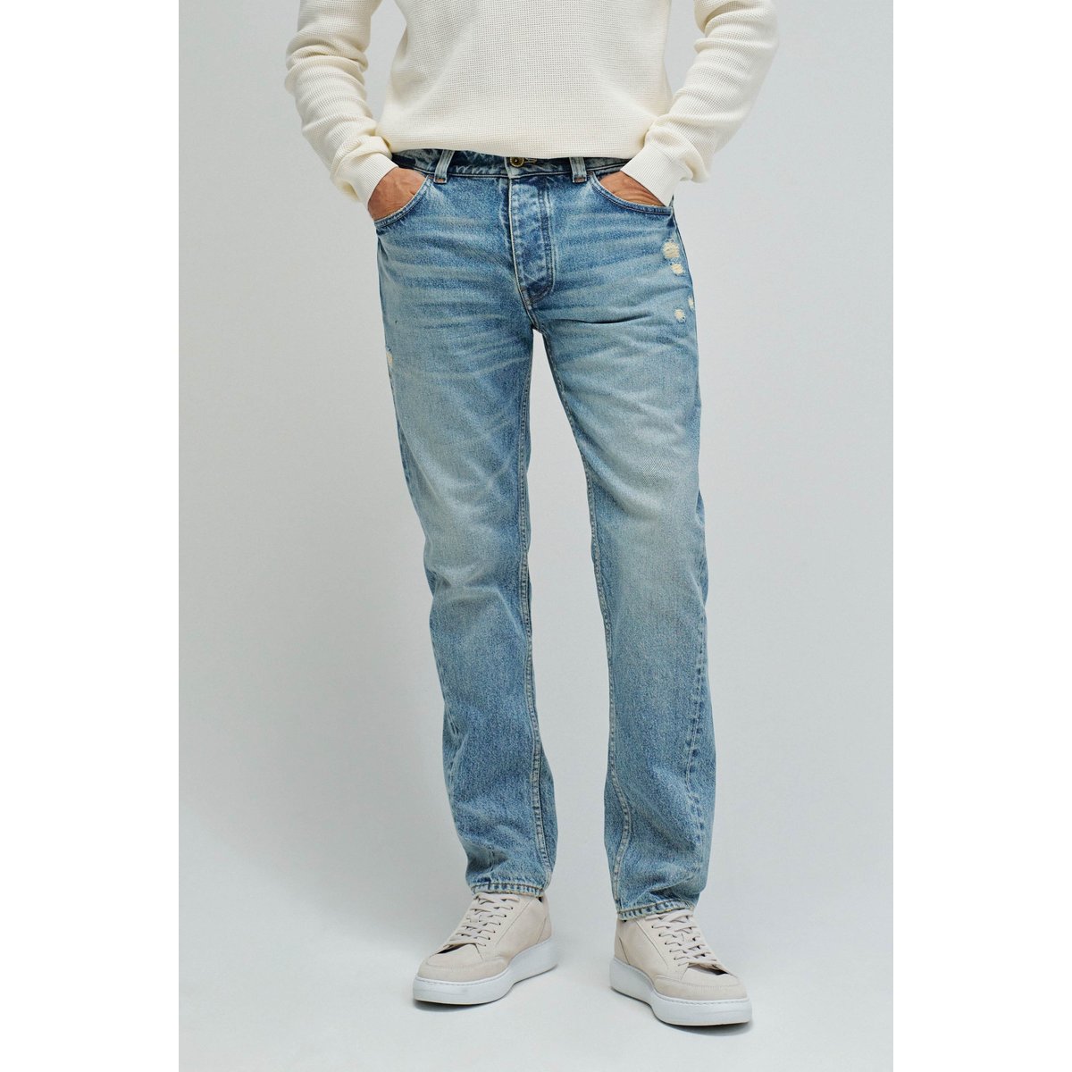 JEAN REGULAR FIT CRAFT SERIES bleu vintage, SALSA JEANS