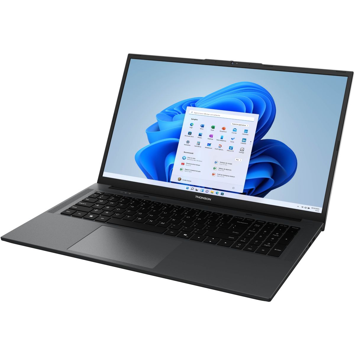 Ordinateur portable N17R5-16TU512 17" AMD Ryzen 5 7530U 16 Go RAM DDR4 SSD 512 Go couleur unique, THOMSON