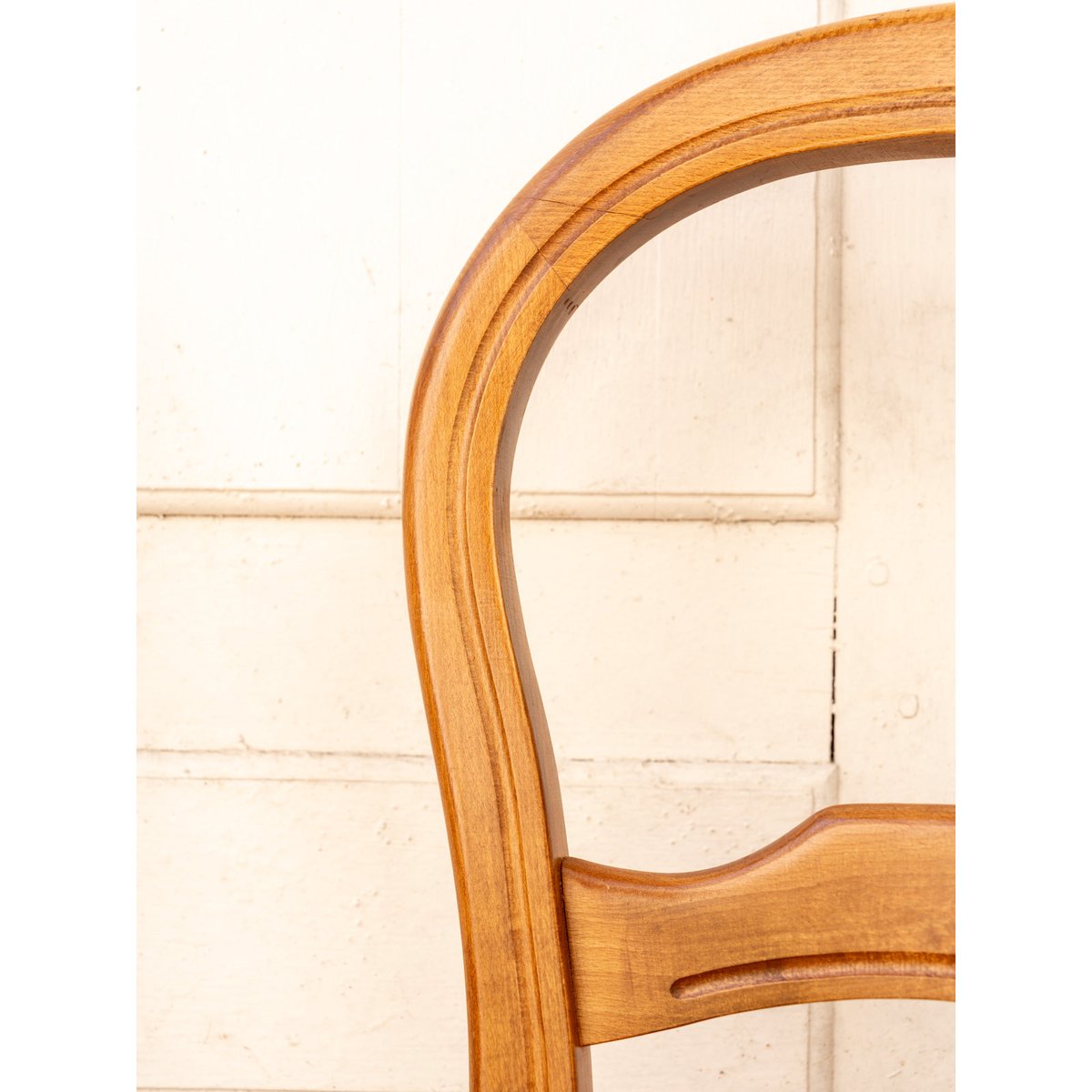 Lot de 4 chaises en bois et paille Claude N°1451 - Bon état bois clair, DEBONGOUT