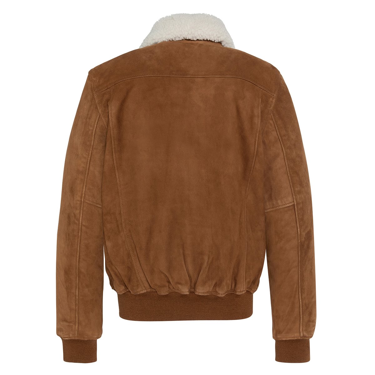 Blouson casual avec col mouton amovible rouille, SCHOTT