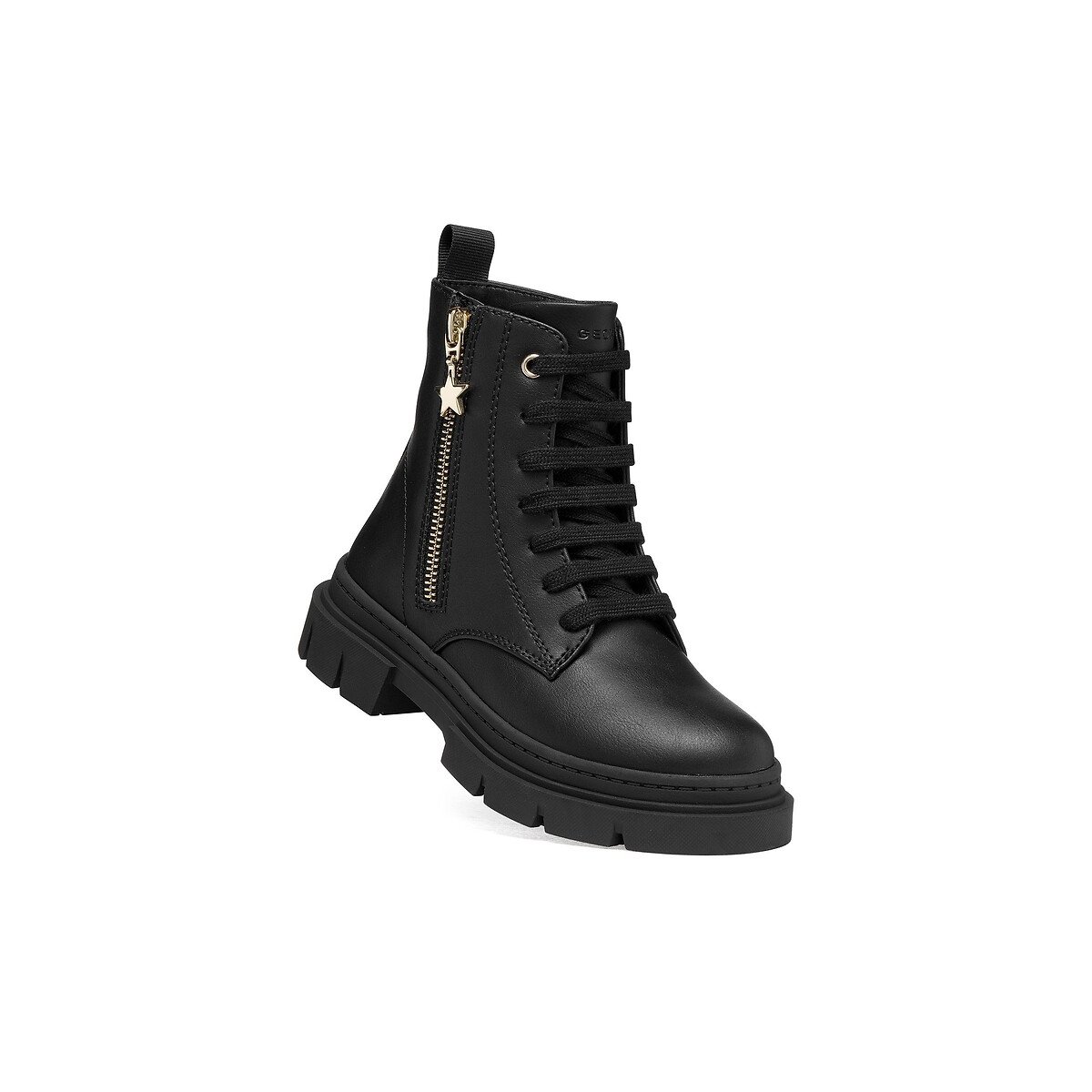 Bottines zippées et à lacets, KARSYN noir, GEOX