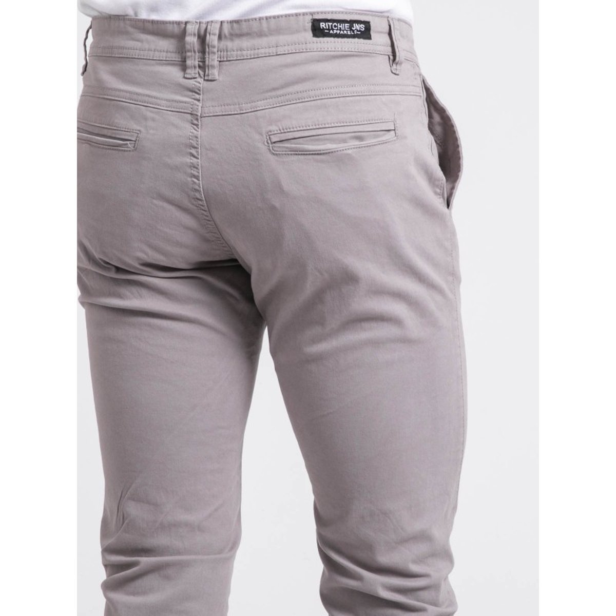 Pantalon Chino Valdek gris, RITCHIE