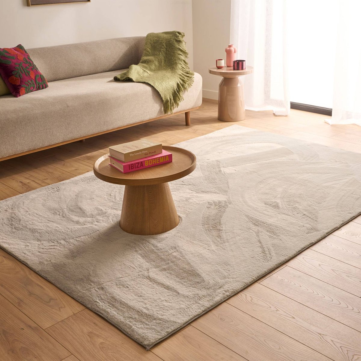 Tapis intérieur rectangulaire contemporain OSCARIA gris, SWEEEK