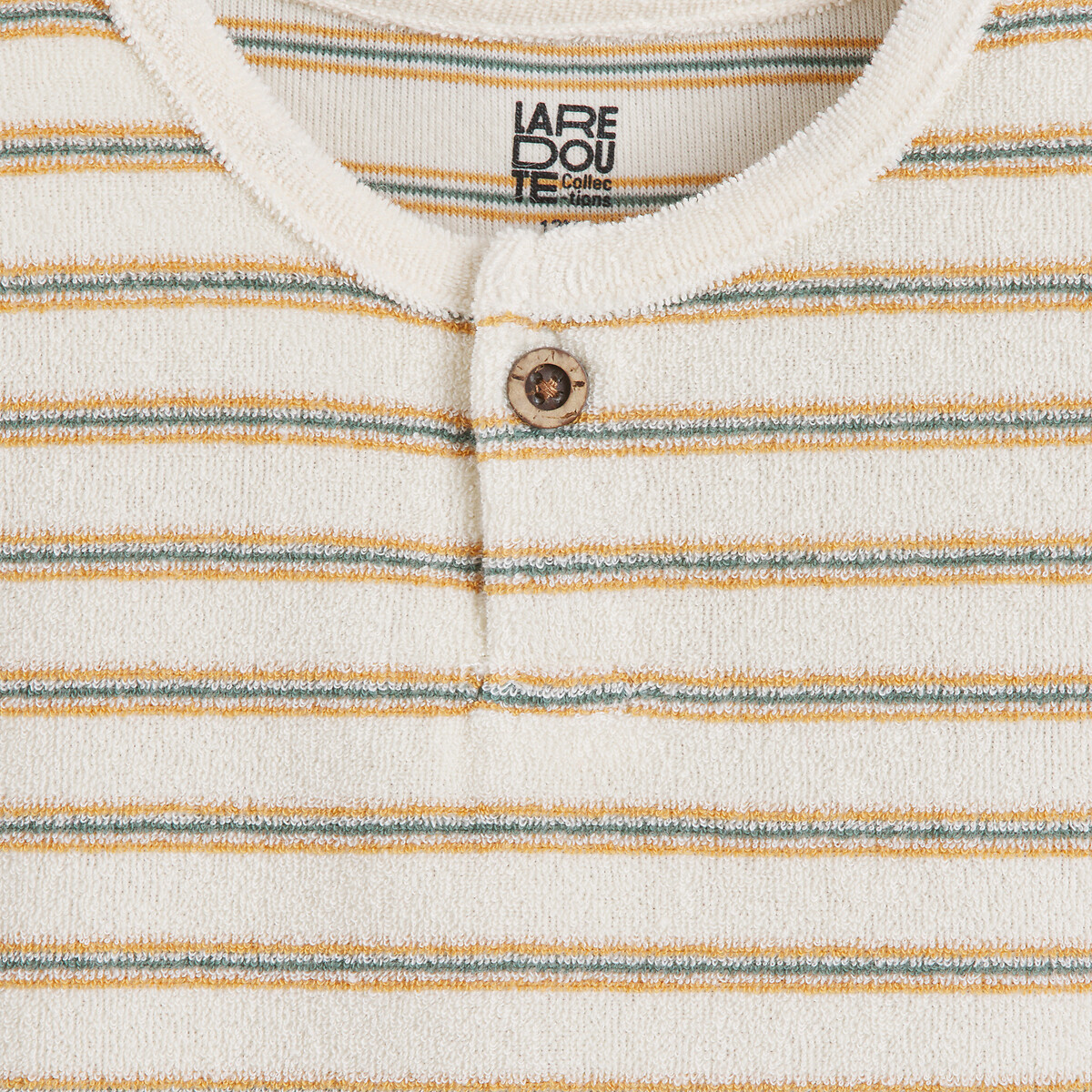 Ensemble 2 pièces T-shirt et bloomer en éponge rayé, LA REDOUTE COLLECTIONS
