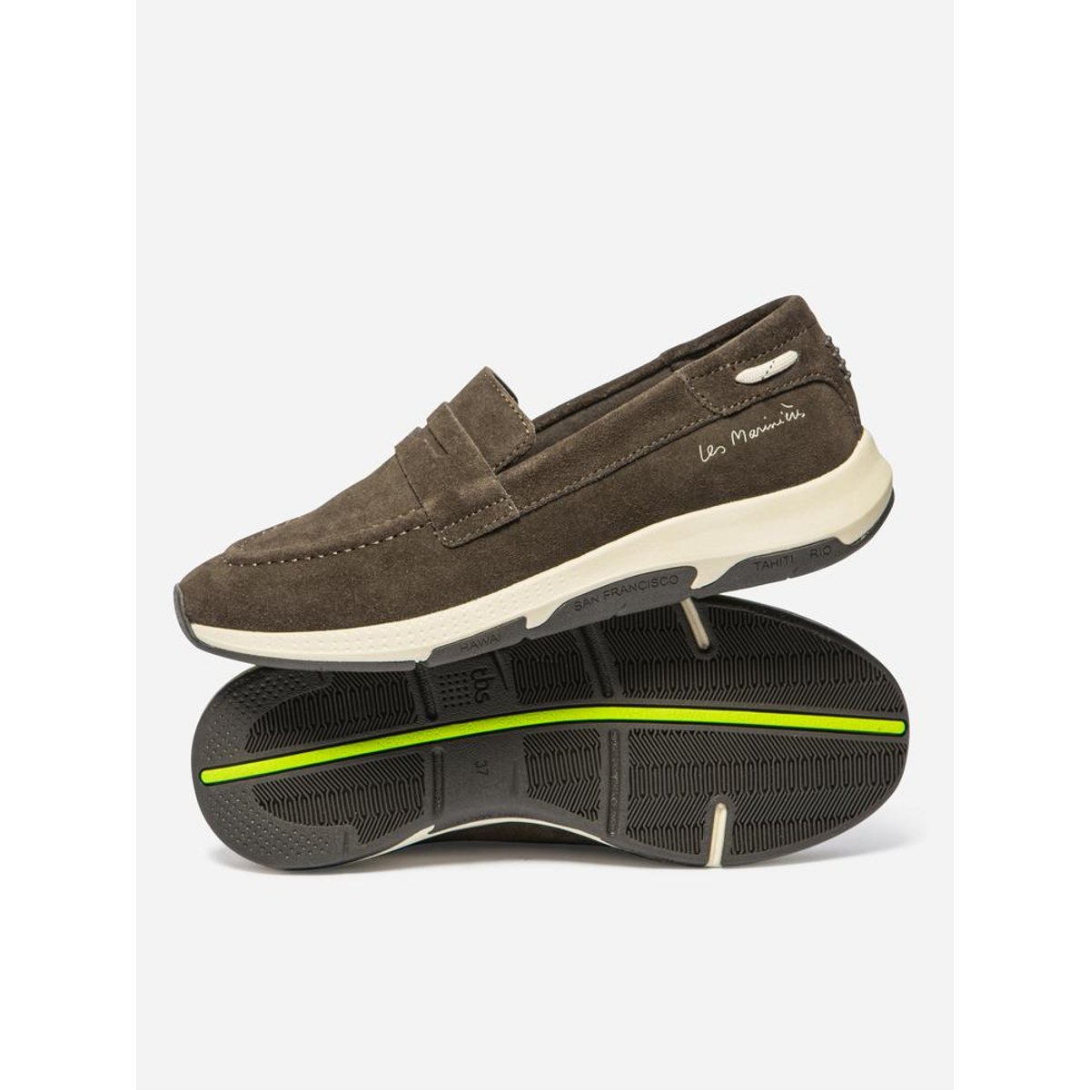 Mocassins JELIMOC chocolat, TBS