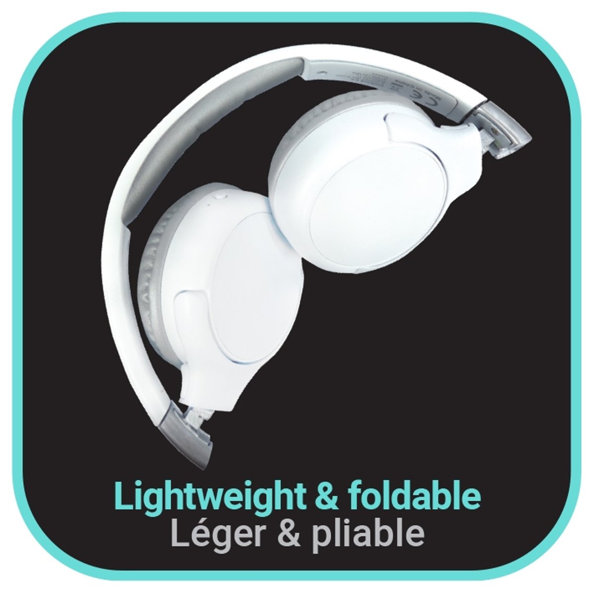 Casque 2 en 1 Bluetooth et Filaire Acoustix blanc, LEXIBOOK