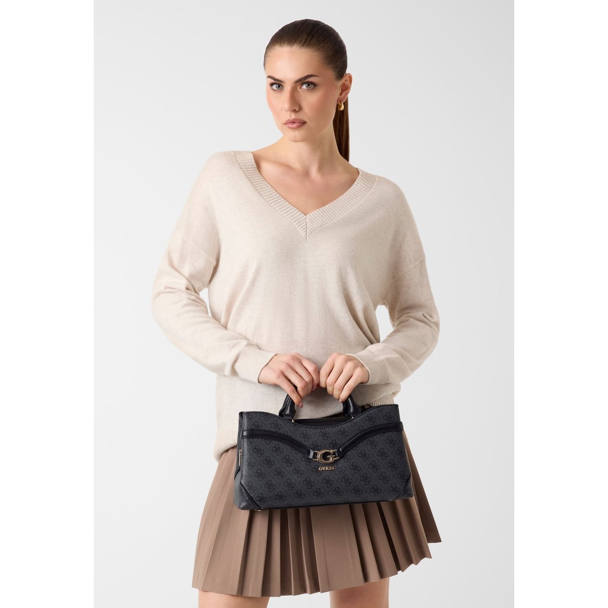 Sac À Main Dea Logo 4G noir multi, GUESS