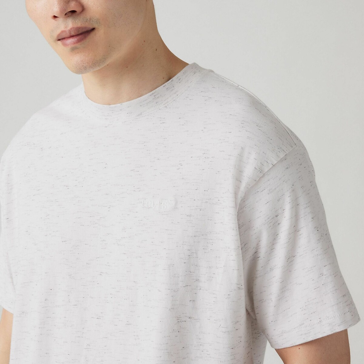 T-shirt de gola redonda branco, LEVI'S
